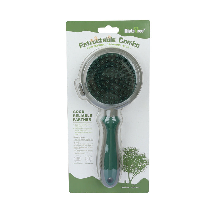 Self Cleaning Brush — Tangle-Free, Shed-Free, Stress-Free!