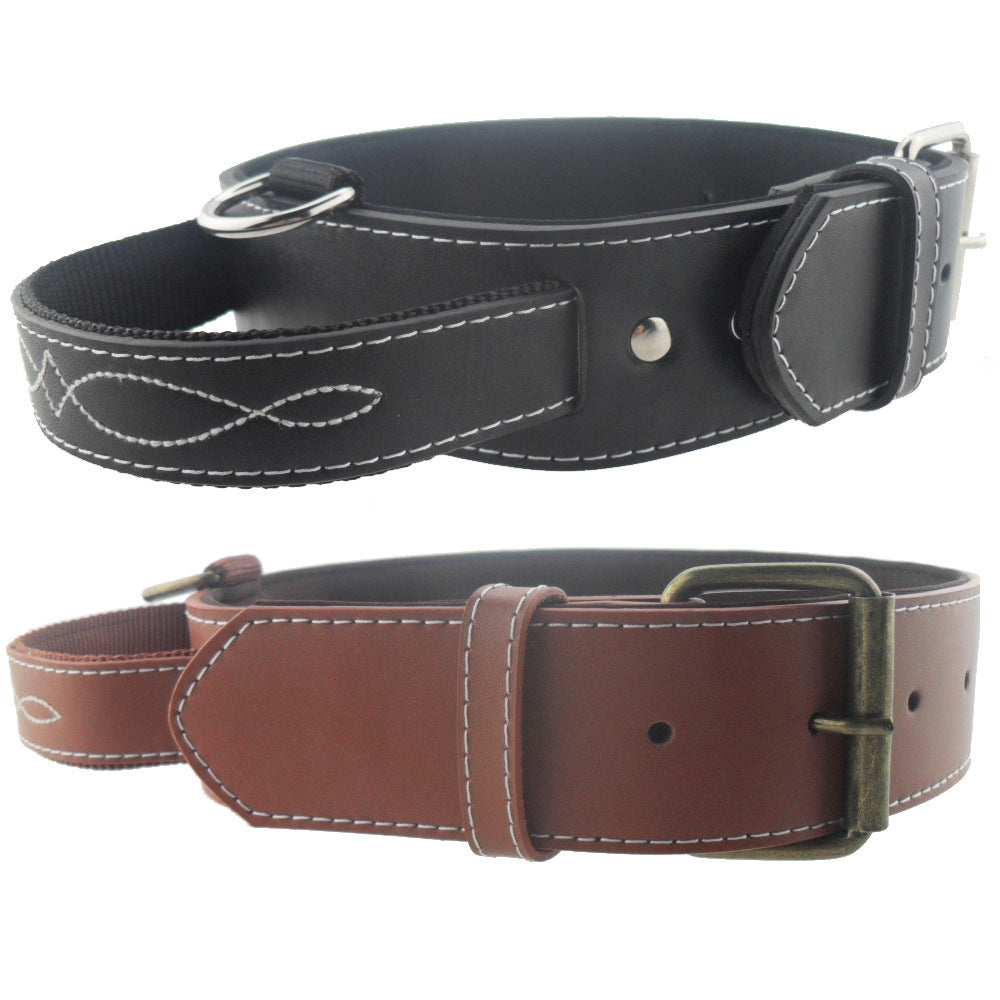 AlphaStrap Heavy-Duty Dog Collar – Built for Big Dogs, Loved by Owners