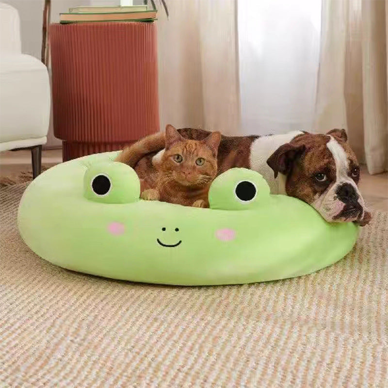 Cartoon Plush Bed — Big Comfort, Big Smiles!