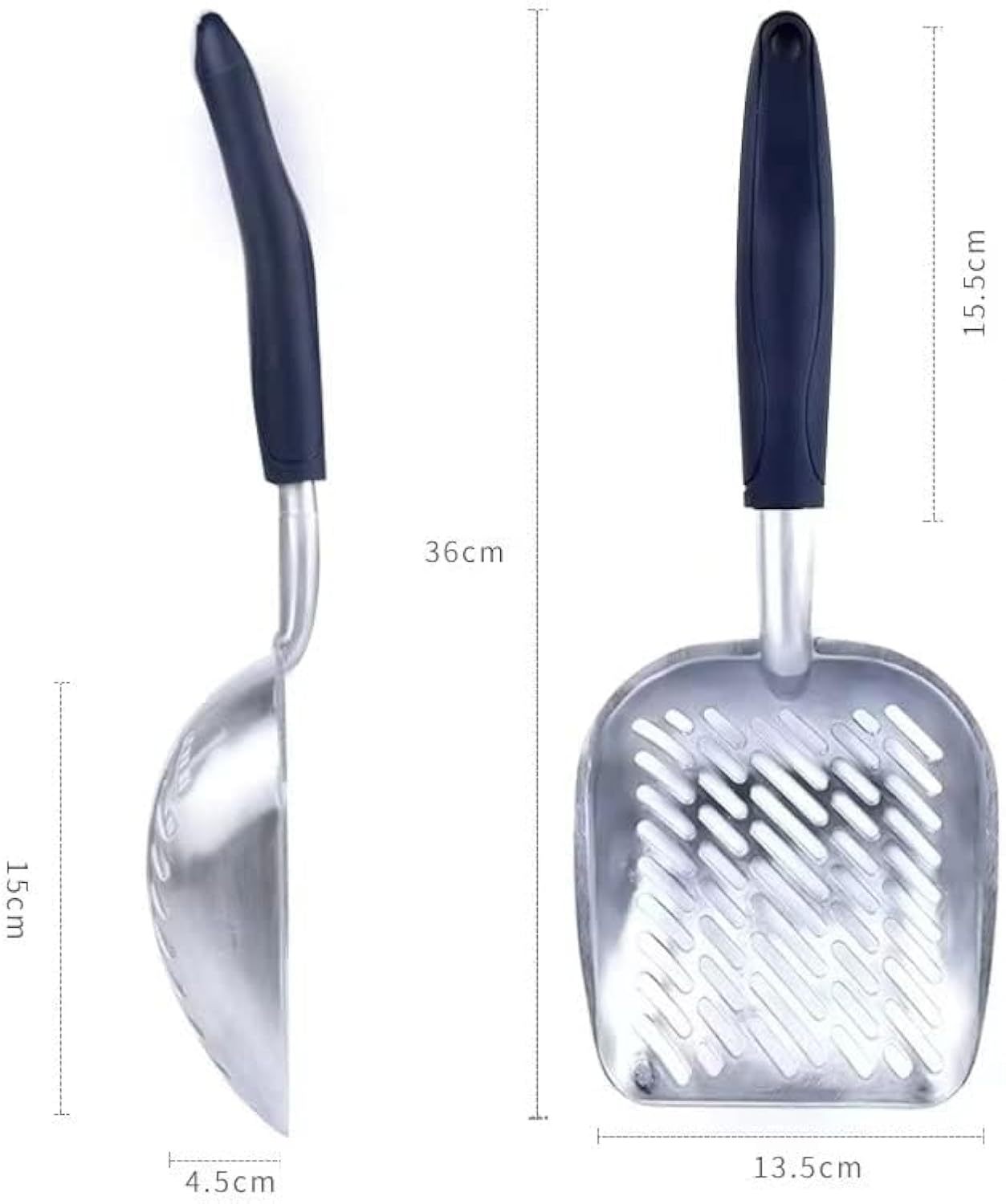 CleanSweep Non-Stick Litter Scoop – Keep Your Hands Mess-Free