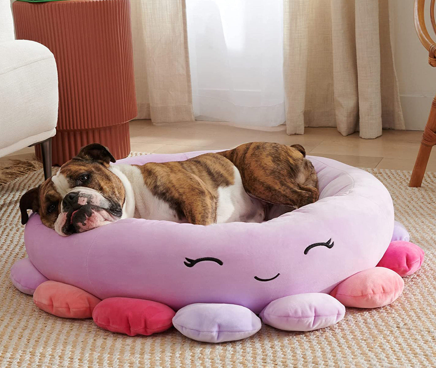 Cartoon Plush Bed — Big Comfort, Big Smiles!