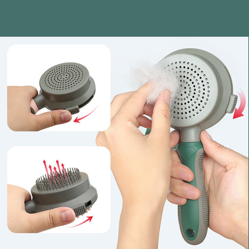 Self Cleaning Brush — Tangle-Free, Shed-Free, Stress-Free!