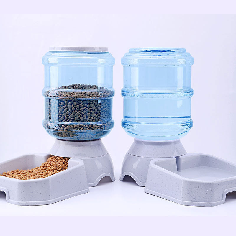 Pawsome Auto Feeder + Fountain – Keep Your Pet Happy & Covered